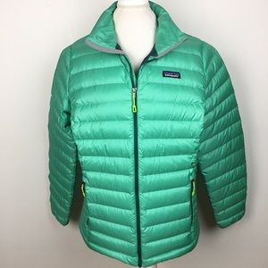 NWT Patagonia Green Down Puffer Jacket Size XL